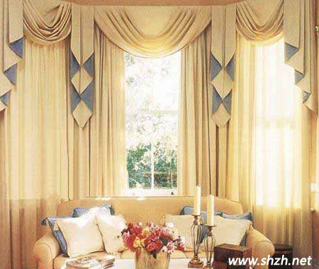 飄窗窗簾設(shè)計(jì)效果圖