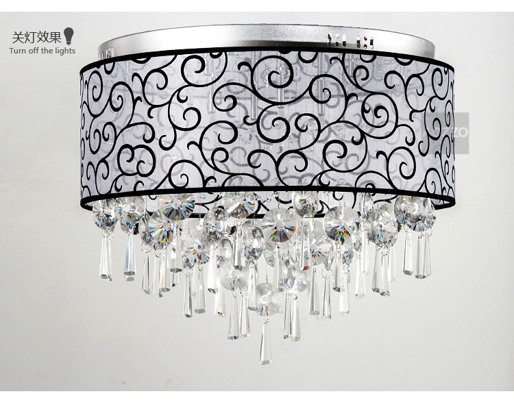 現(xiàn)代簡約水晶燈 關燈效果